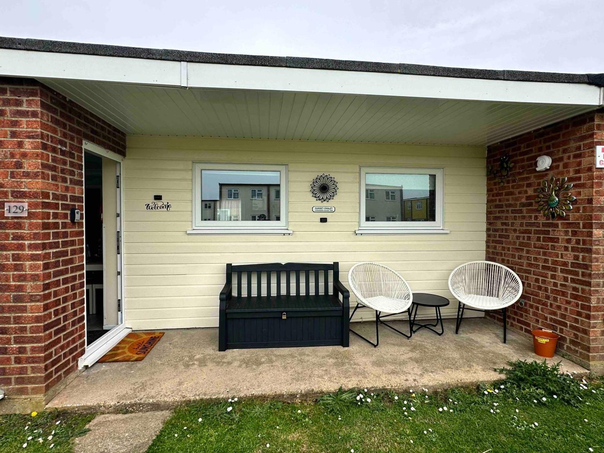129 Sunset Chalet Hemsby Dış mekan fotoğraf